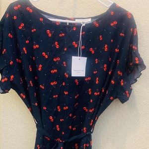 Beach Lunch Lounge navy Cherry Nights dress